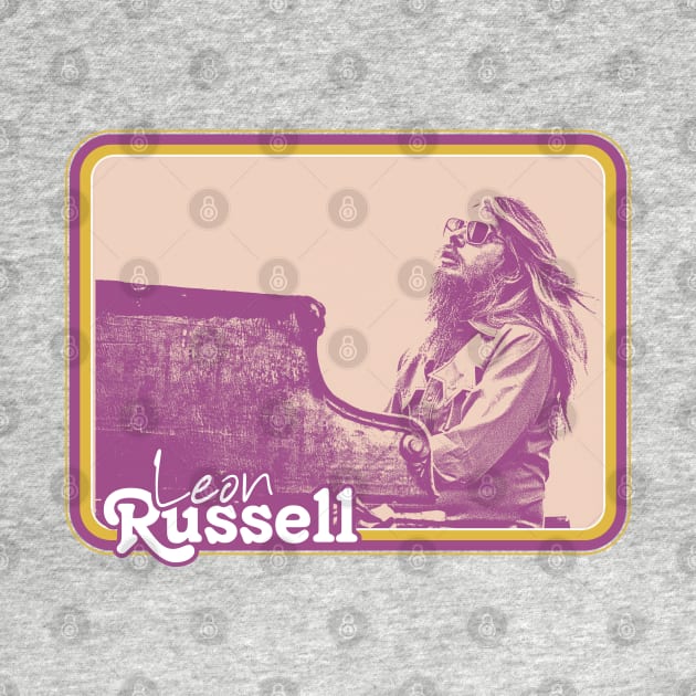 Leon Russell /// Original Fan Art Design by DankFutura